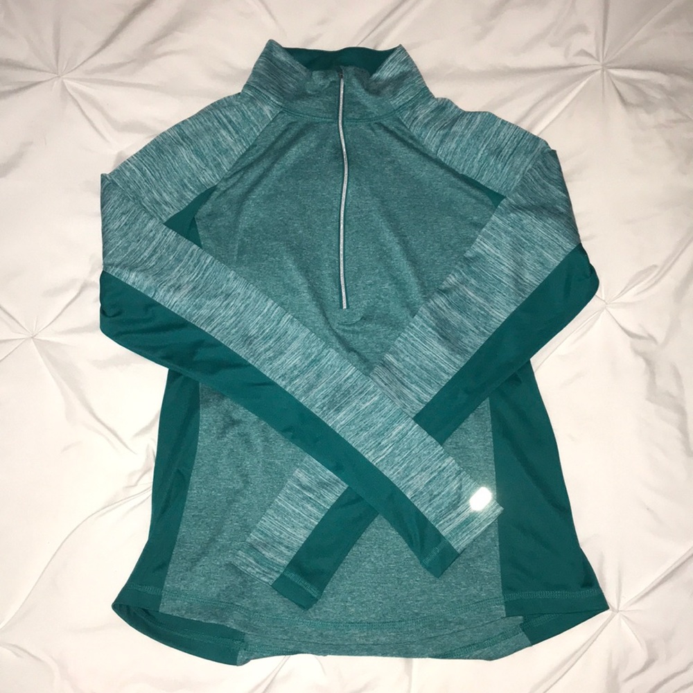 Danskin Now Semi-Fitted Quarter Zip Pullover